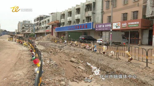 我市舊茂化路市政改造工程全力推進，打造更暢通宜居的城市動脈